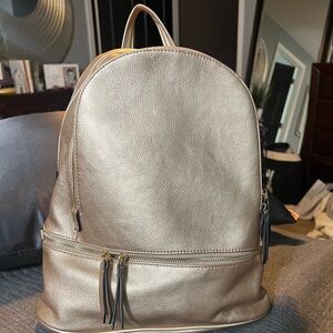 EUC JEN & CO-BLAKE DESIGNER ROSE GOLD BACKPACK